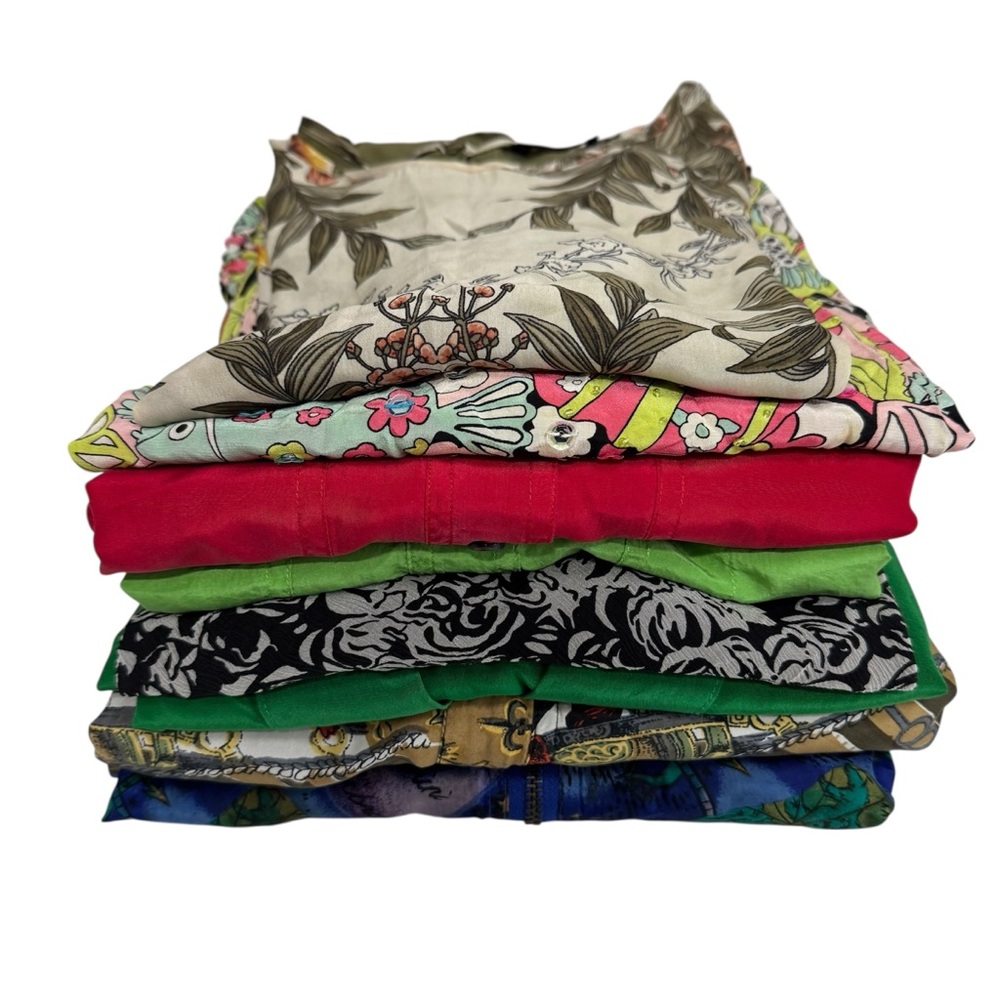 Bundle Of 100% Silk Tops For Crafting Projects